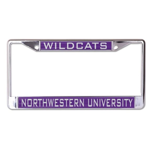 Northwestern University Wildcats License Plate Frame - Picture 1 of 1